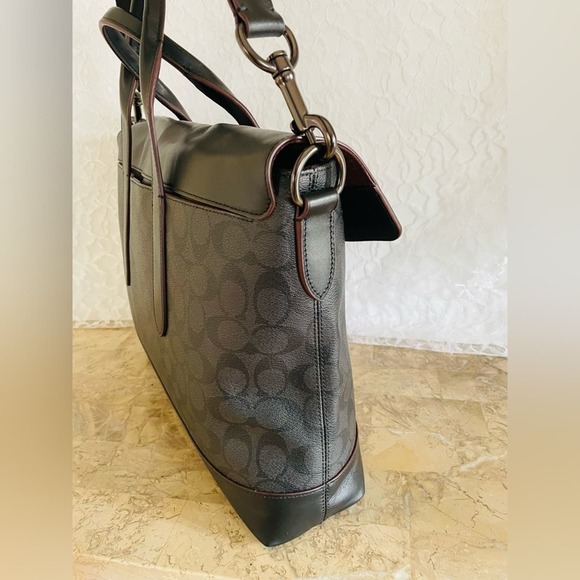 Coach Hamilton Portfolio Brief In Signature Canvas 4190 - Picture 5 of 10